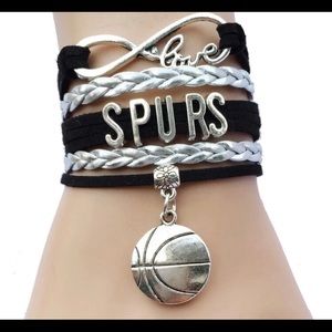 NBA San Antonio Spurs Infinity Love Bracelet